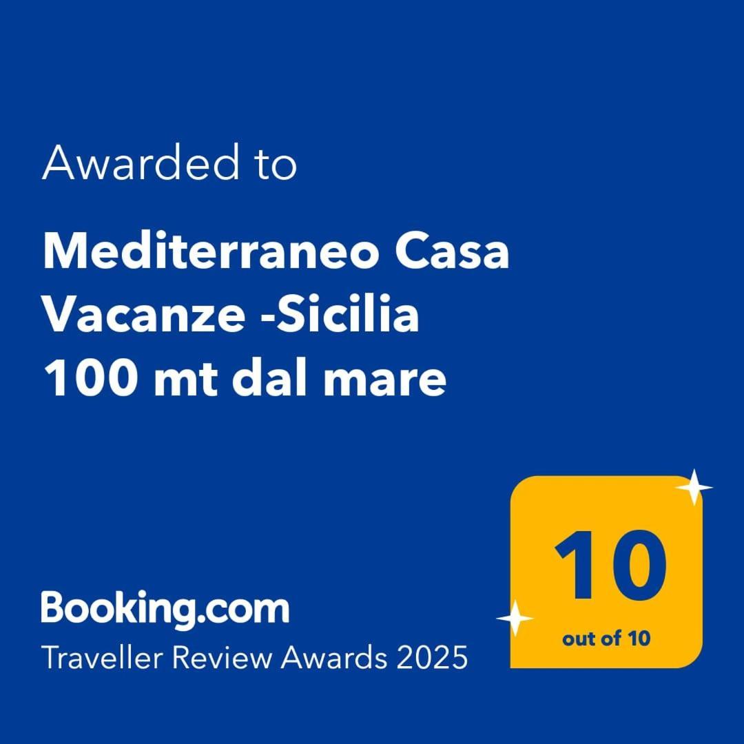 Mediterraneo Casa Vacanze -Sicilia 100 Mt Dal Mare Menfi Extérieur photo